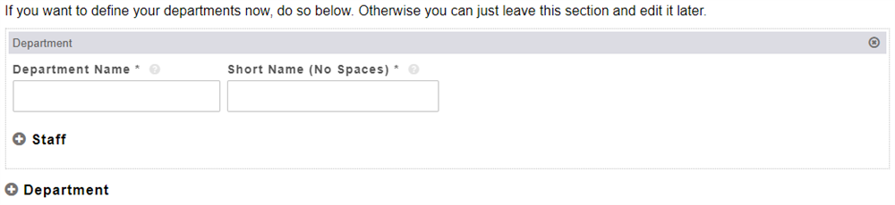 Initial Setup Staff Wiki